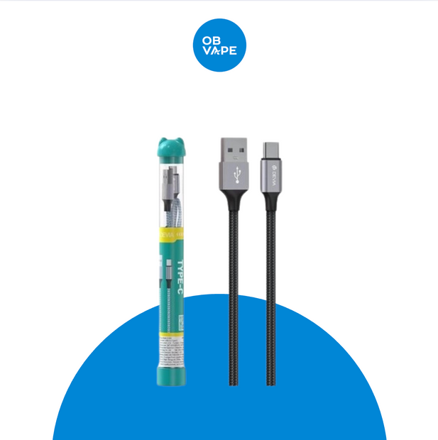 USB-A to USB-C Charging Cable – Bubble Fish (1m)
