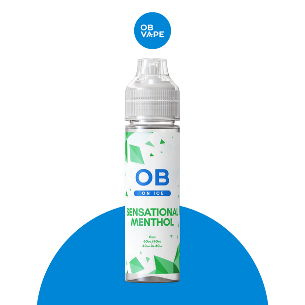 Sensational Menthol - OB On Ice 40ml - OB Vape Shop Ireland | Free Next Day Delivery Over €50 | OB Vape Ireland's Premier Vape Shop | OB Bar Disposable Vape