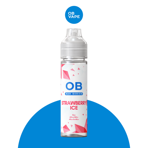 Strawberry Ice - OB Bar Series 40ml - OB Vape Shop Ireland | Free Next Day Delivery Over €50 | OB Vape Ireland's Premier Vape Shop | OB Bar Disposable Vape