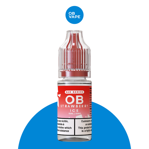 Strawberry Ice - OB Bar Series Salt 10ml OB Vape Ireland.