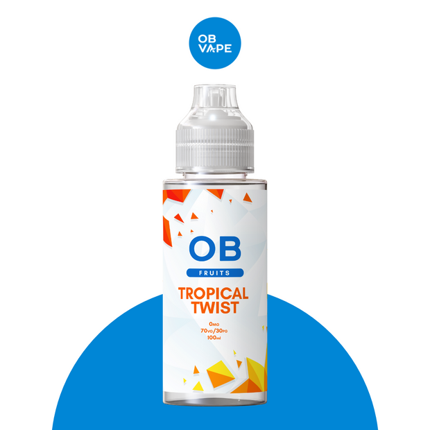 Tropical Twist - OB Fruits 100ml - OB Vape Shop Ireland | Free Next Day Delivery Over €50 | OB Vape Ireland's Premier Vape Shop | OB Bar Disposable Vape