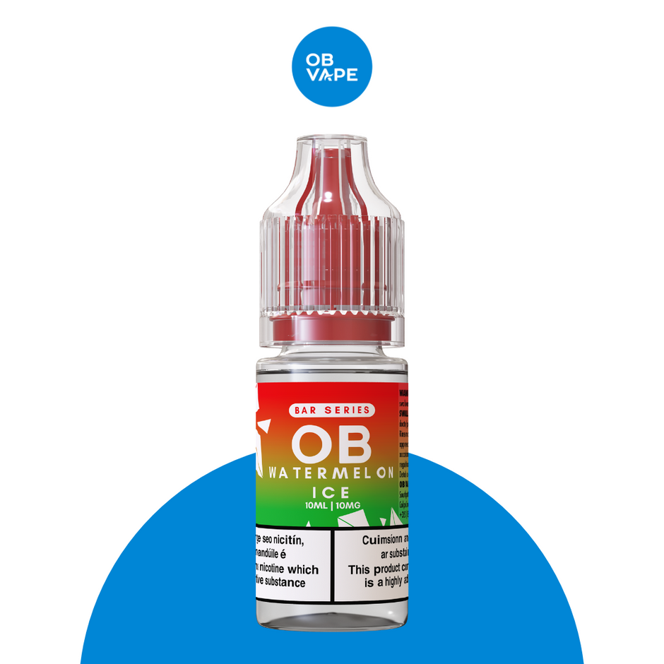 Watermelon Ice - OB Bar Series Salt 10ml - OB Vape Shop Ireland | Free Next Day Delivery Over €50 | OB Vape Ireland's Premier Vape Shop | OB Bar Disposable Vape