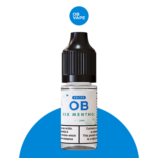 XXX Menthol - OB 50/50 10ml OB Vape Ireland.