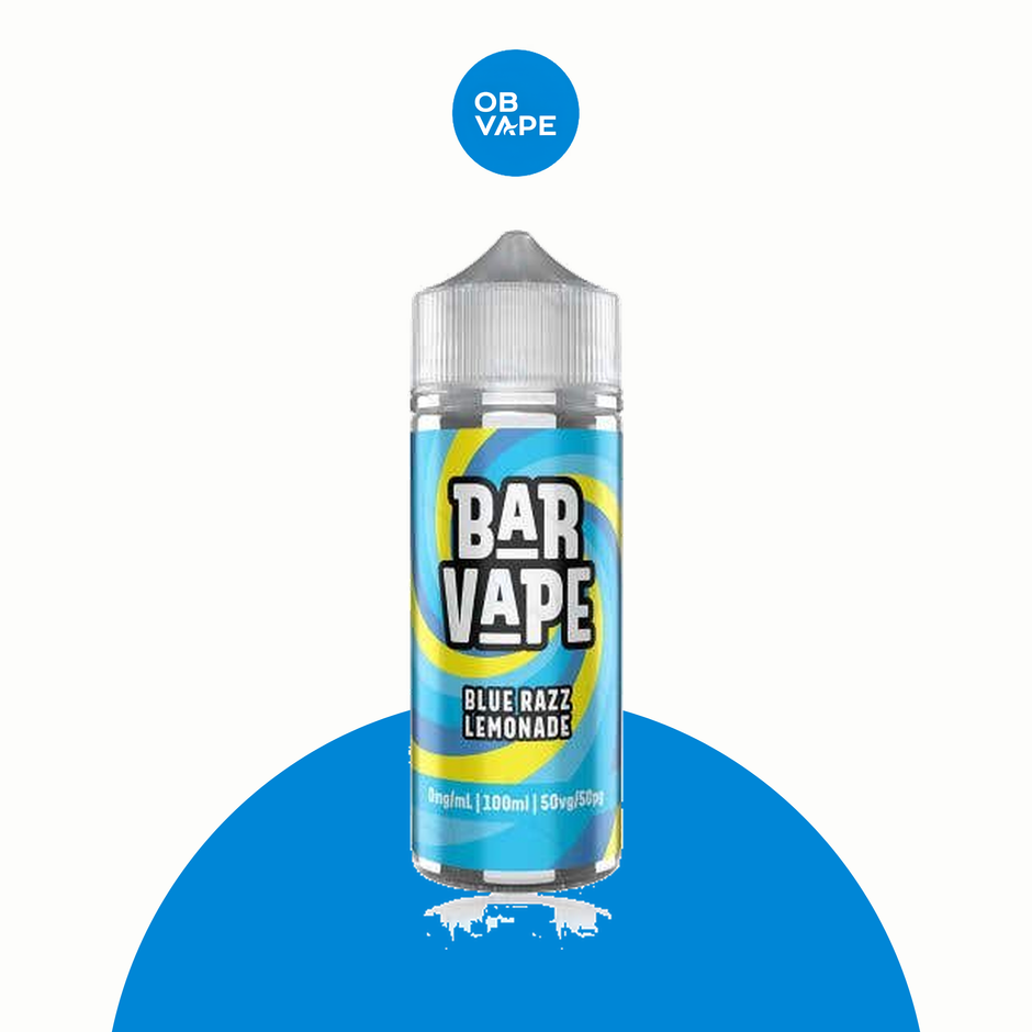 Bar Vape Blue Razz Lemonade 100ml Shortfill – OB Vape product image