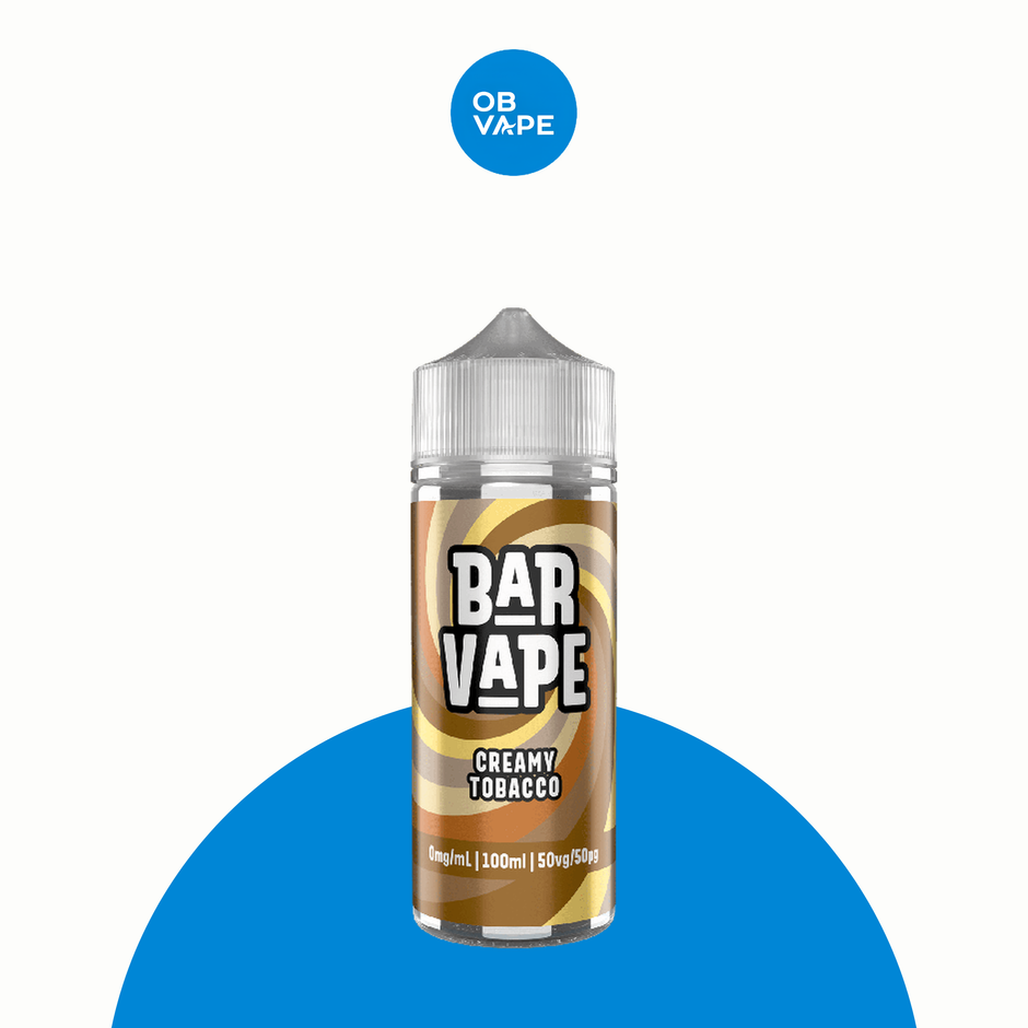 Bar Vape Creamy Tobacco 100ml Shortfill – OB Vape product image