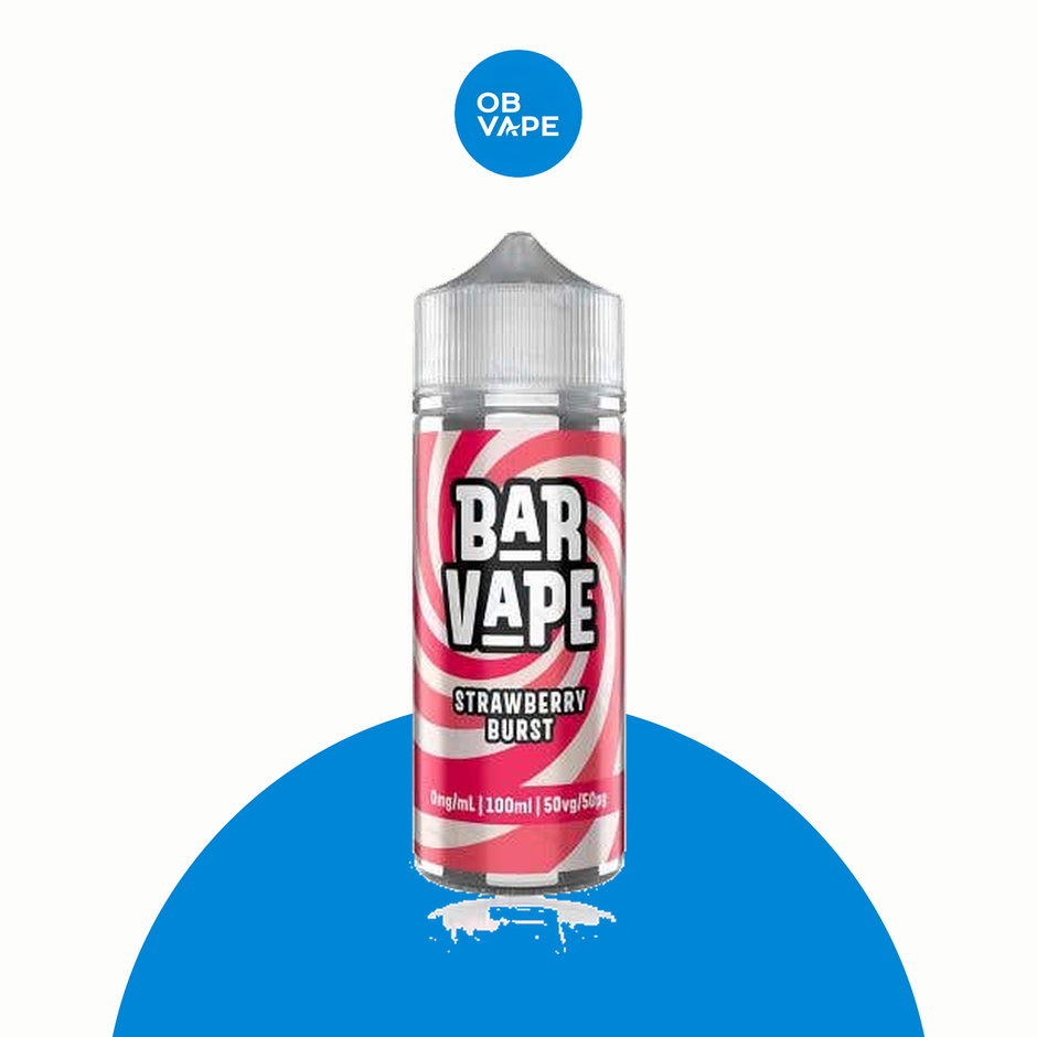 Bar Vape Strawberry Burst 100ml Shortfill – OB Vape product image