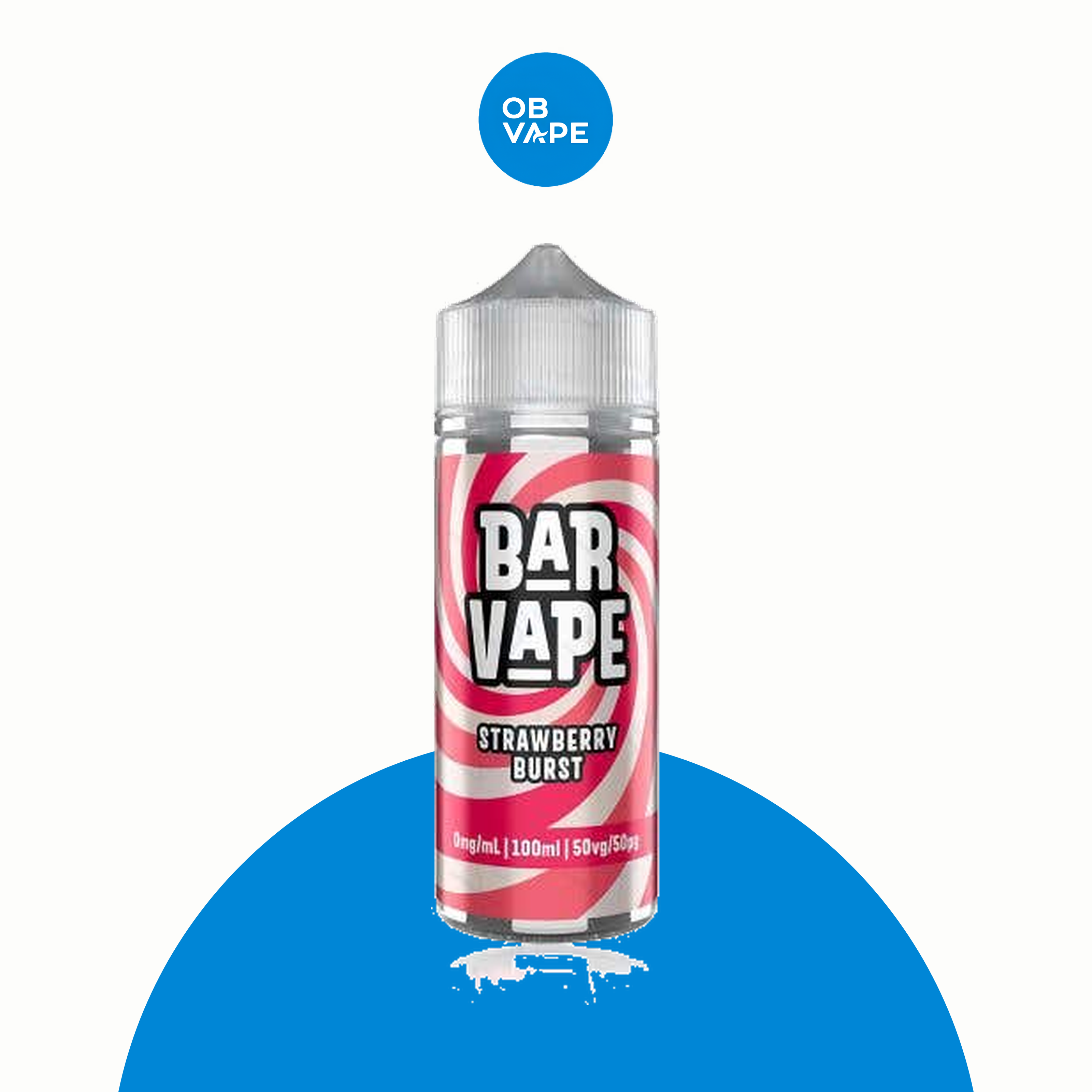 Bar Vape Strawberry Burst 100ml Shortfill – OB Vape product image