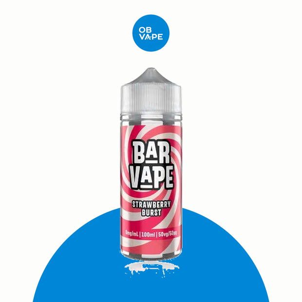 Bar Vape Strawberry Burst 100ml Shortfill – OB Vape product image
