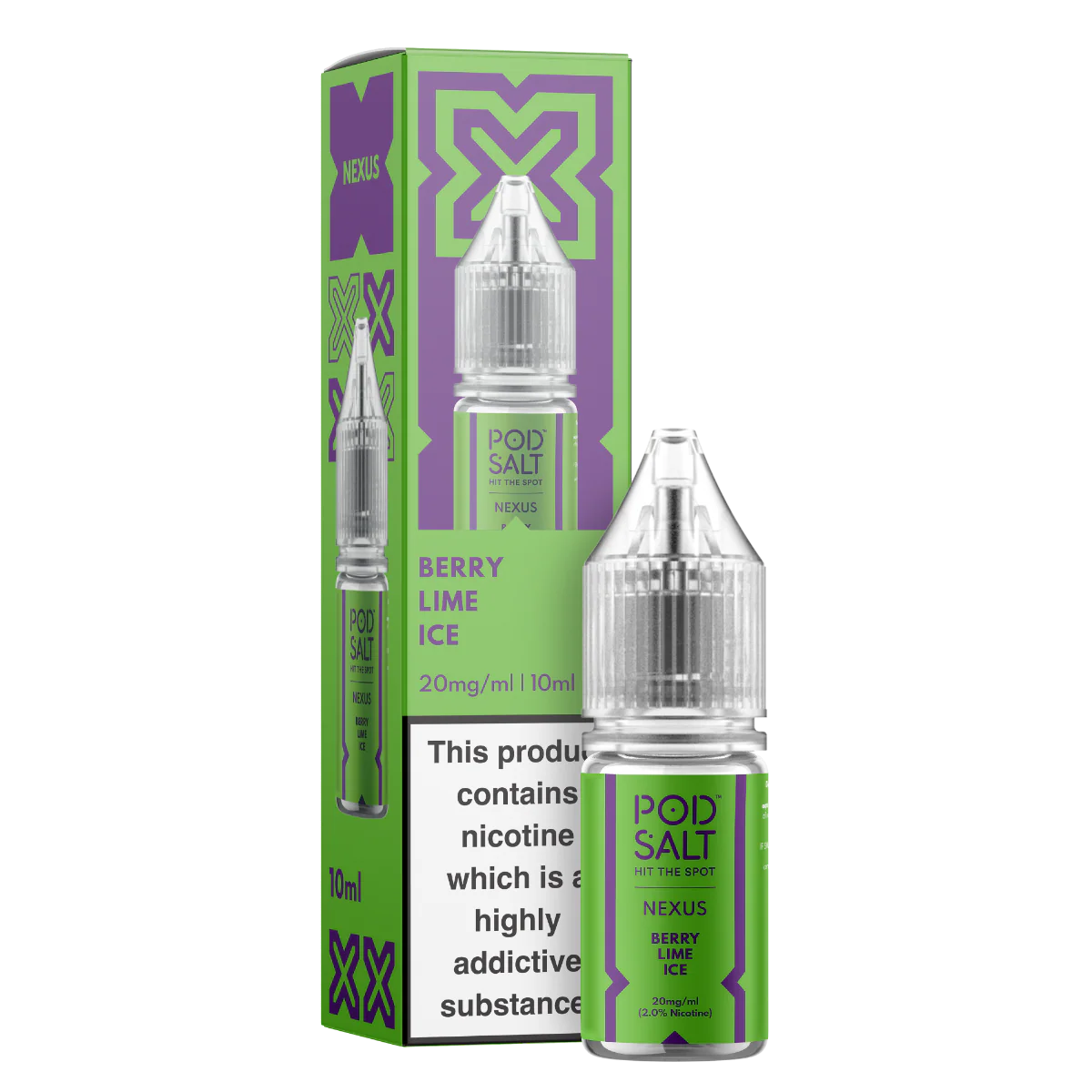 Berry Lime Ice - Pod Salt Nexus Nic Salts 10ml