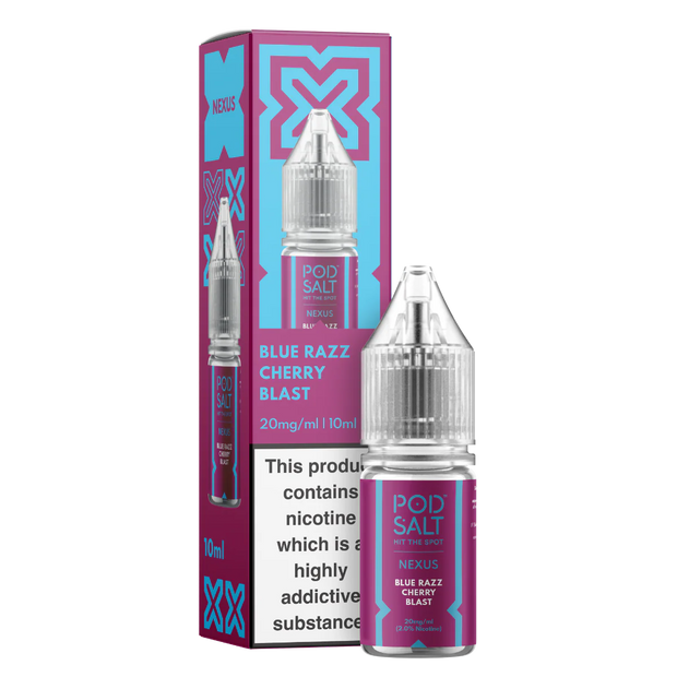 Blue Razz Cherry Blast - Pod Salt Nexus Nic Salts 10ml