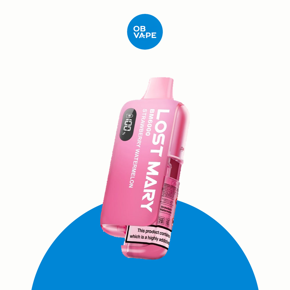 Lost Mary 6K BM6000 6000 Puff Disposable Vape – Strawberry Watermelon official clean-edge product image | OB Vape