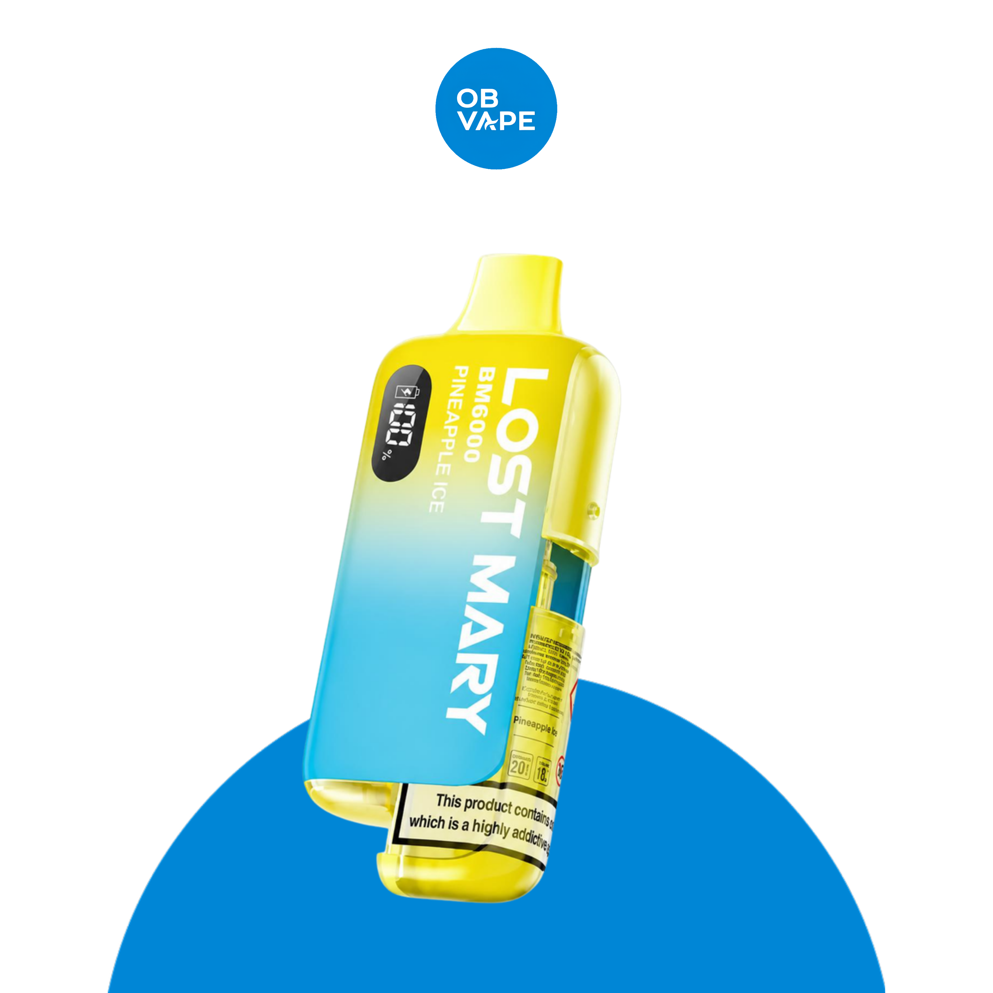 Lost Mary BM6000 disposable vape Pineapple Ice