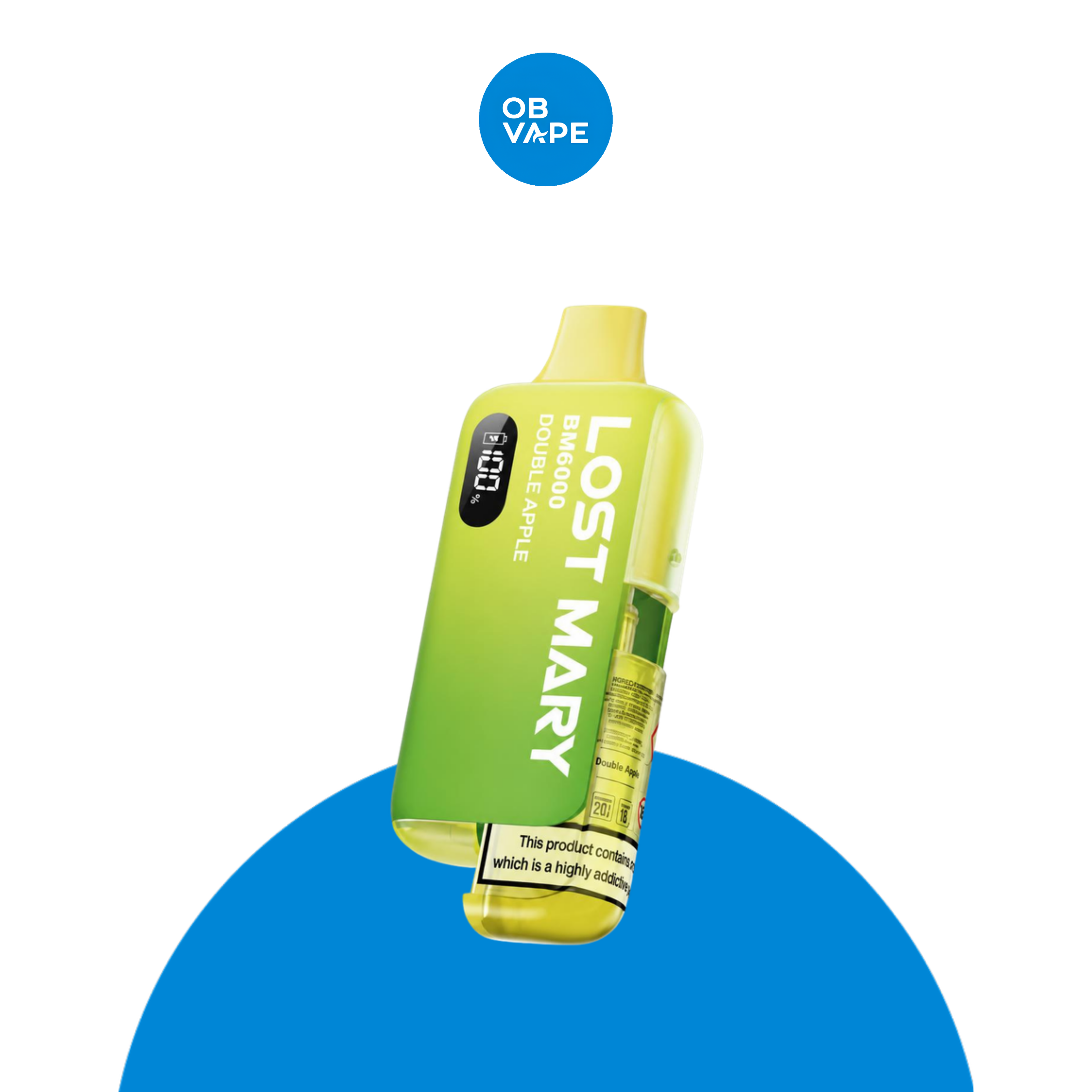 Lost Mary BM6000 disposable vape Double Apple