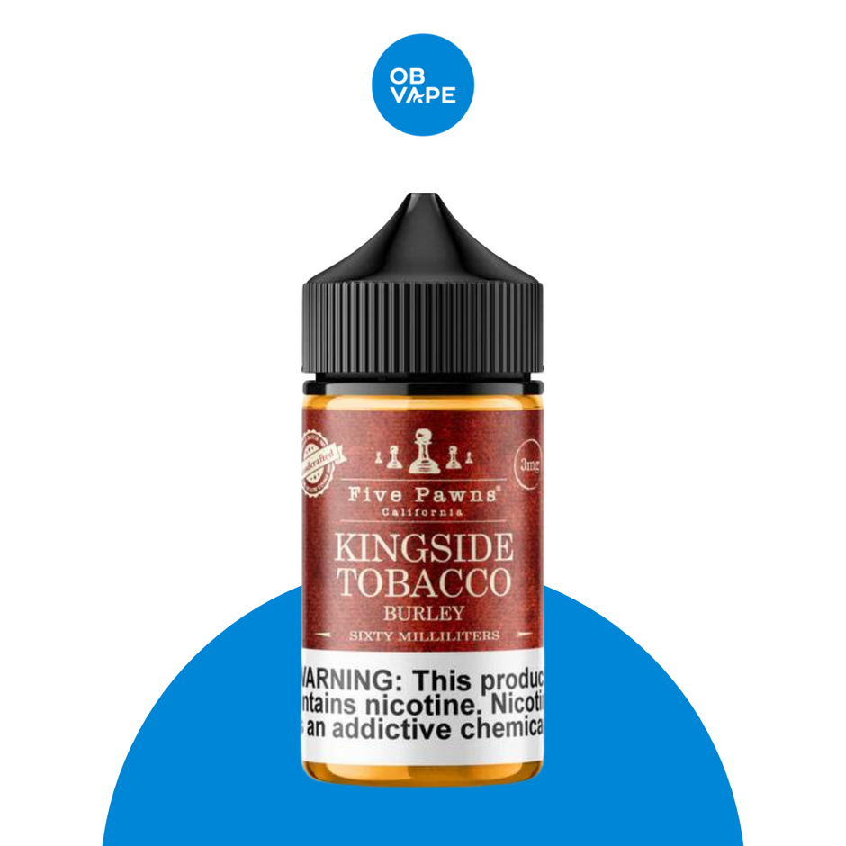 Kingside Tobacco - Five Pawns 50ml - OB Vape Shop Ireland | Free Next Day Delivery Over €50 | OB Vape Ireland's Premier Vape Shop | IVG 2400, Lost Mary, Elfliq, Disposable Vape