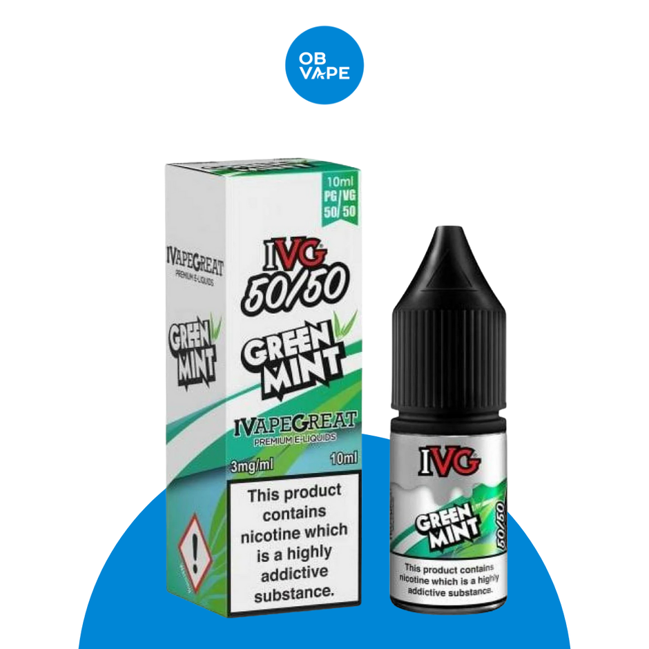 IVG 50/50 - Green Mint 10ml