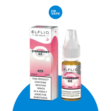 Strawberry Ice - Elfliq Elf Bar Salt