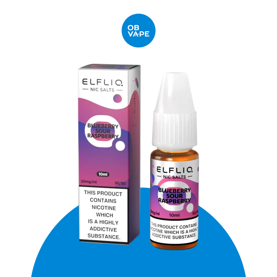 Blueberry Sour Raspberry - Elfliq Elf Bar Salt 10ml