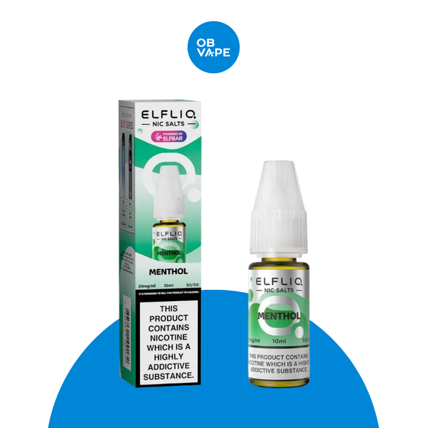 Elfliq Menthol Nic Salt 10ml Ireland | Elf Bar E-Liquid | OB Vape | OB Vape Ireland Elfliq Menthol Nic Salt 10ml Ireland | Elf Bar E-Liquid | OB Vape | OB Vape Ireland
