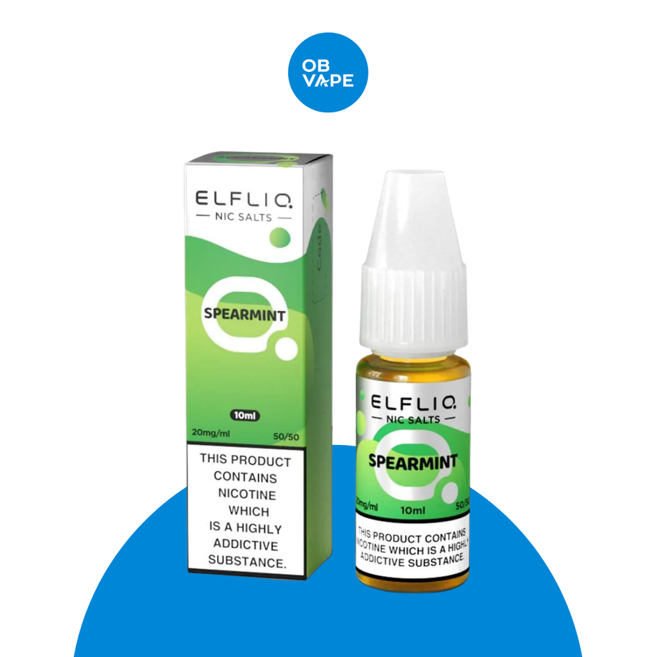 Elfliq Spearmint Nic Salt 10ml Ireland | Elf Bar E-Liquid | OB Vape | OB Vape Ireland Elfliq Spearmint Nic Salt 10ml Ireland | Elf Bar E-Liquid | OB Vape | OB Vape Ireland