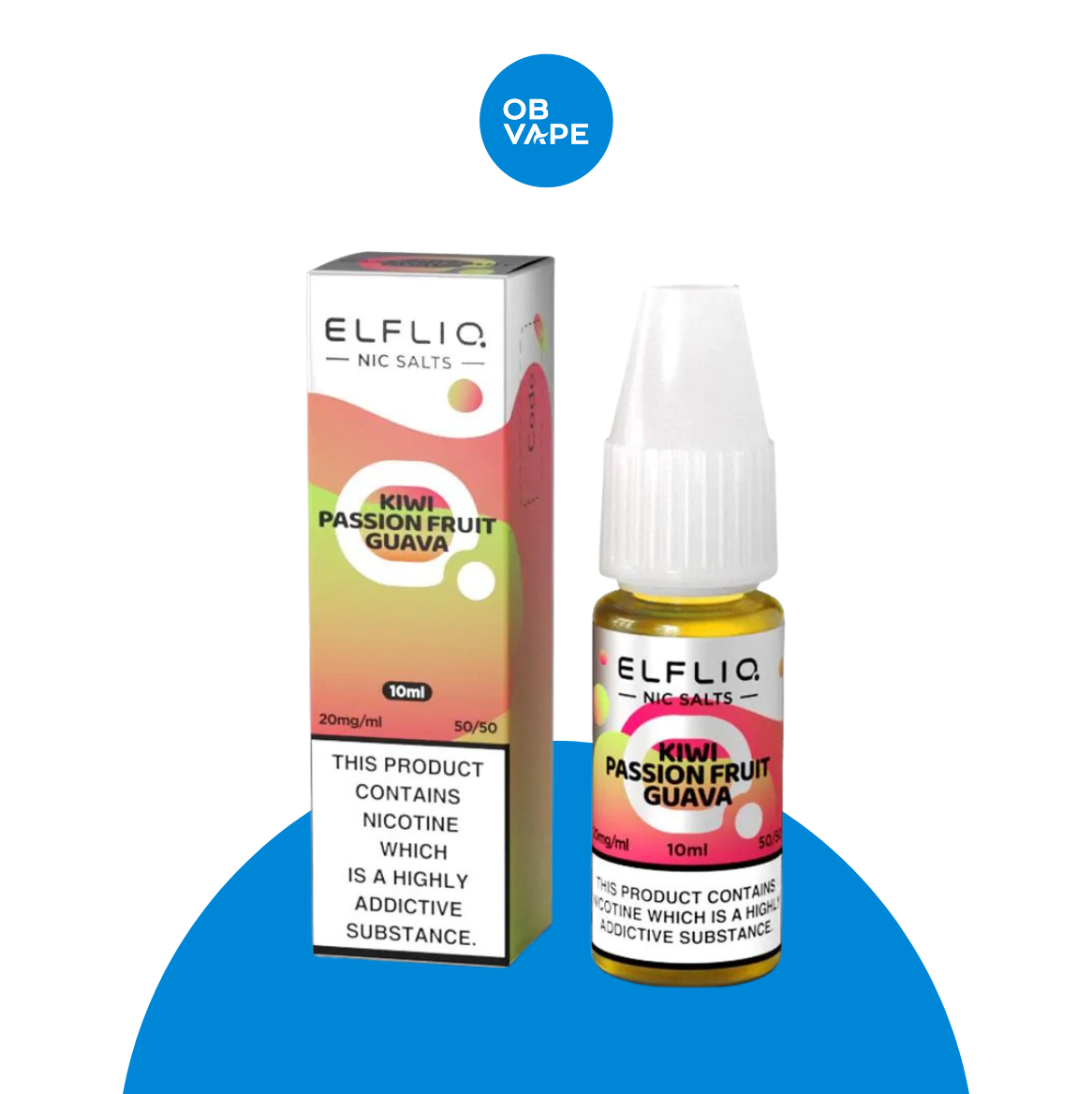 Kiwi Passionfruit Guava - Elfliq Elf Bar Salt 10ml