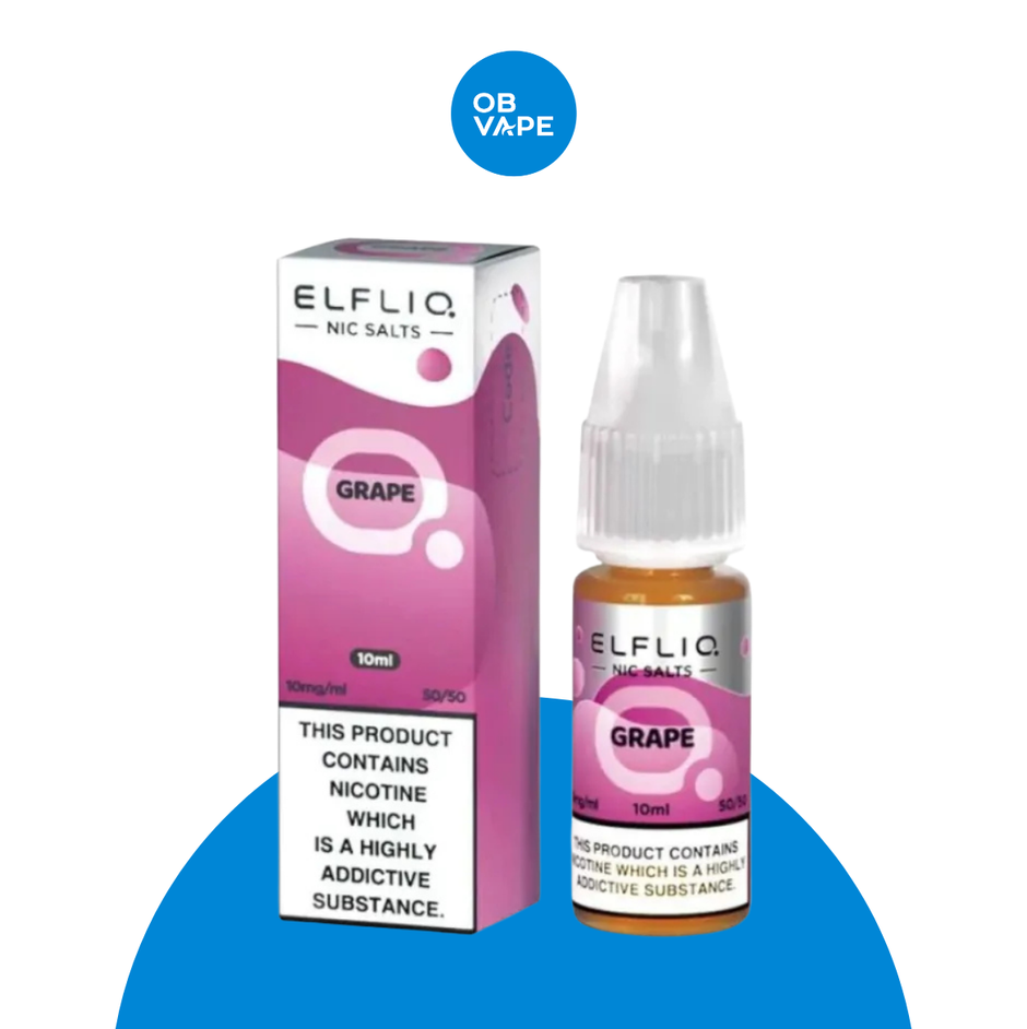 elfiq vape juice Grape Elfliq Elf Bar Salt Ireland | Nic Salt E-Liquid | OB Vape