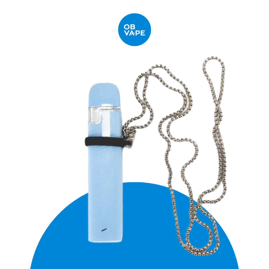 Neck Chain with Silicone Ring for Vape