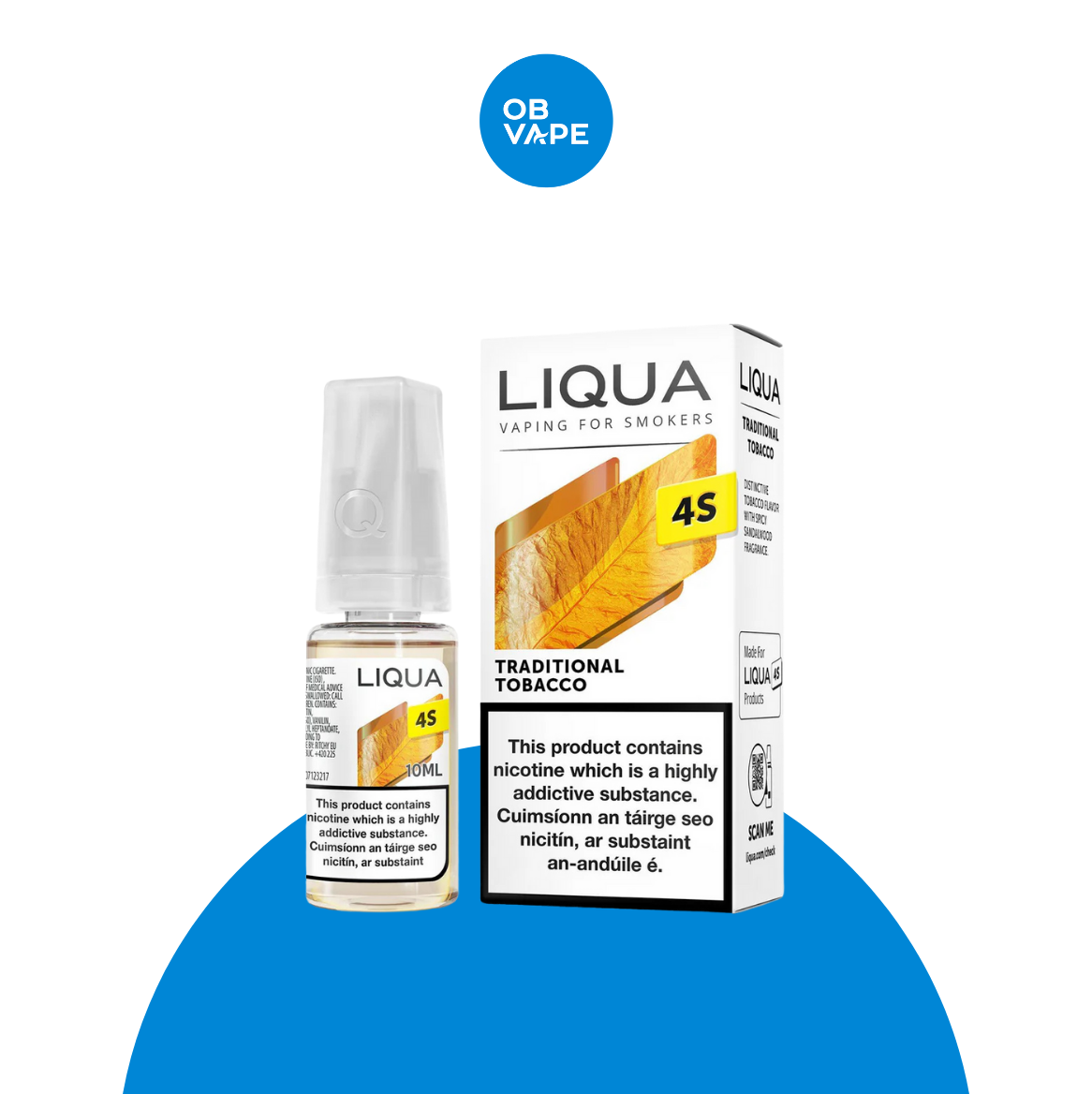 Liqua Nic Salt – Traditional Tobacco 10ml