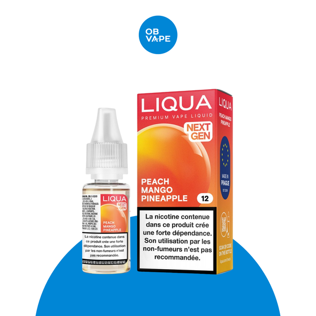 Liqua Peach Mango Pineapple 10ml E-Liquid
