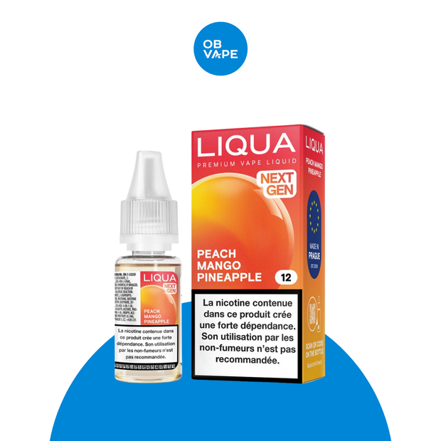 Liqua Peach Mango Pineapple 10ml E-Liquid