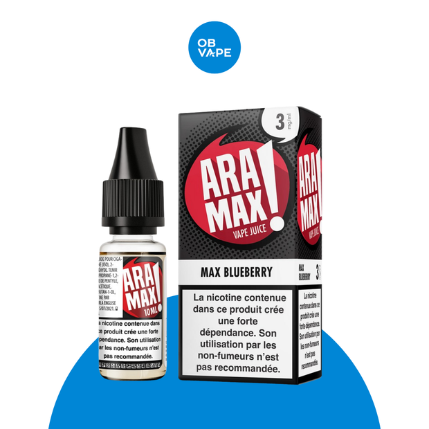 Aramax Max Blueberry 10ml E-Liquid