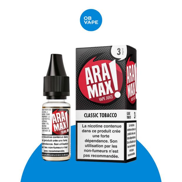 Aramax Classic Tobacco 10ml E-Liquid