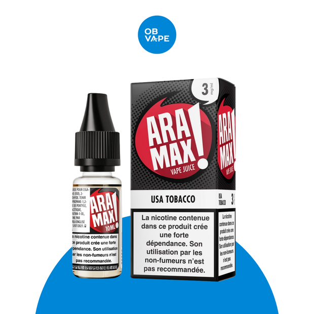 Aramax USA Tobacco 10ml E-Liquid