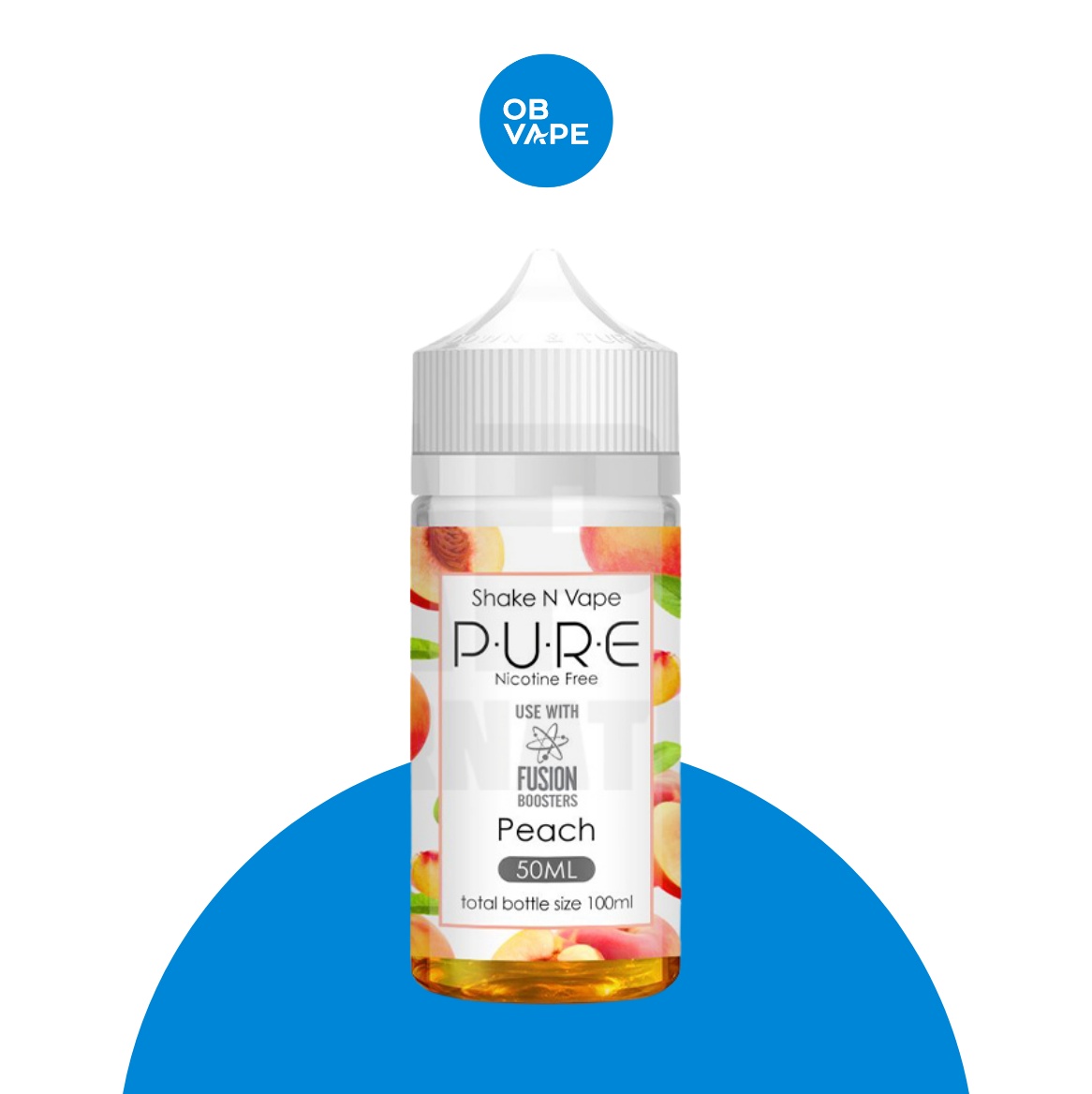 PURE Peach 50ml Shortfill