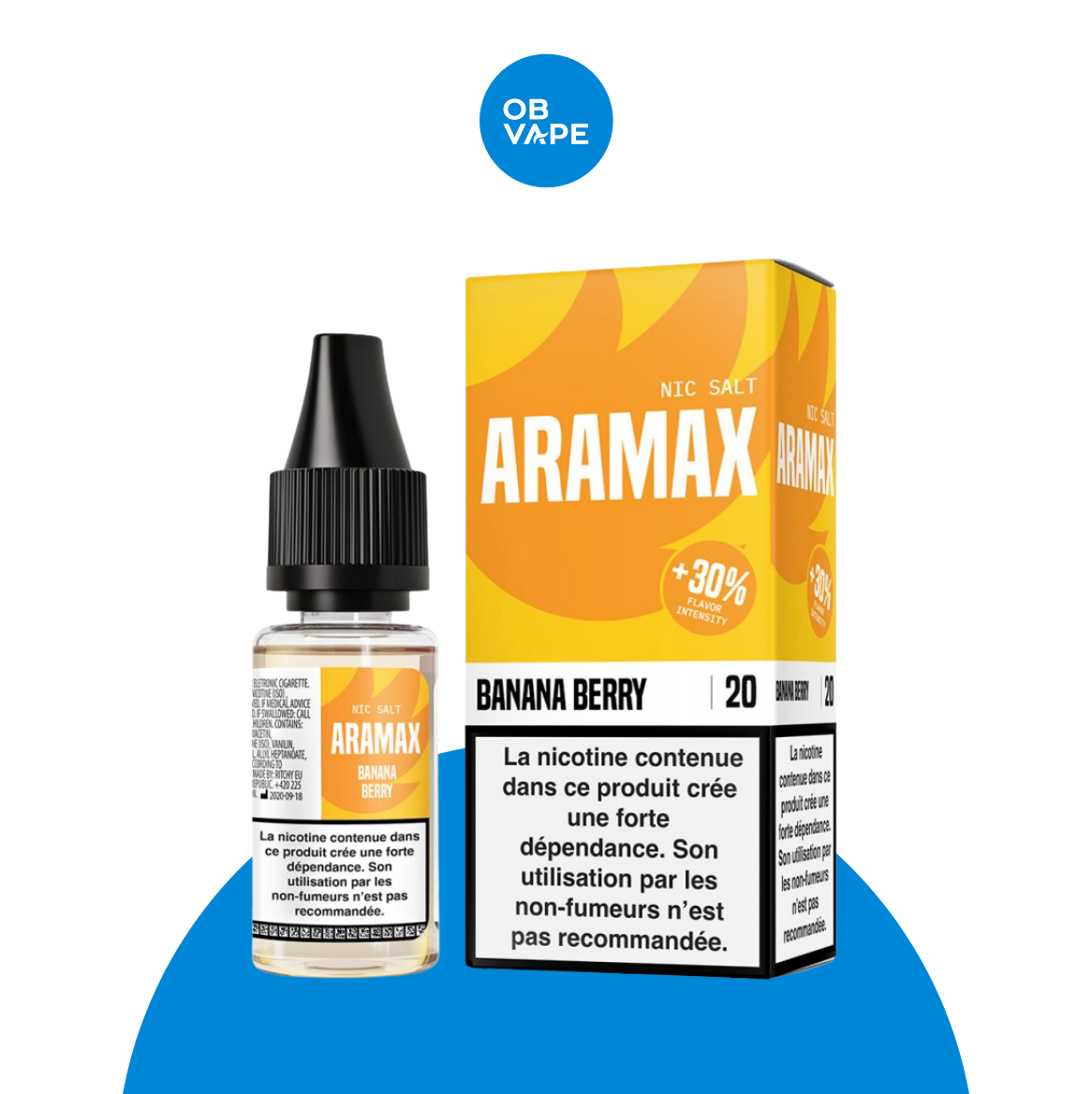 Aramax Nic Salt – Banana Berry 10ml