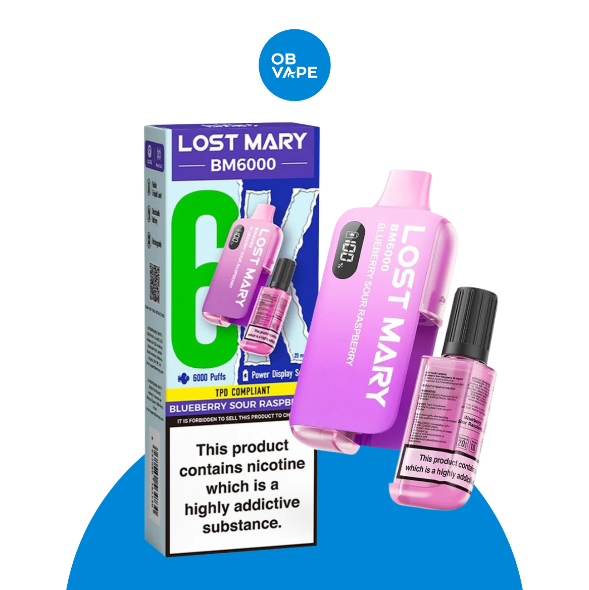 Lost Mary 6K BM6000 6000 Puff Disposable Vape