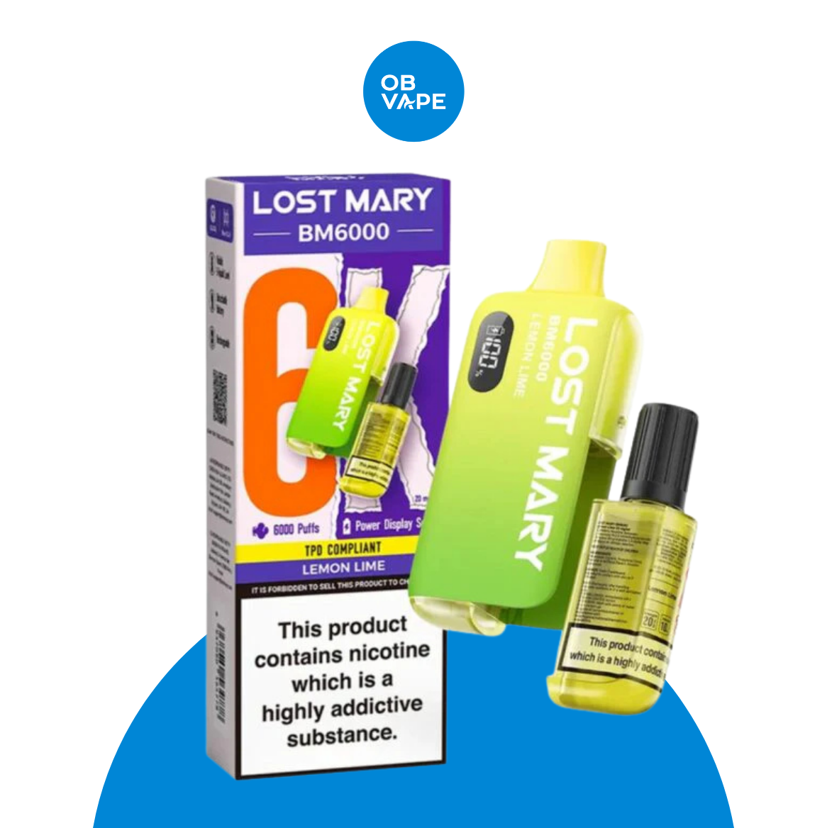 Lost Mary 6K BM6000 6000 Puff Disposable Vape