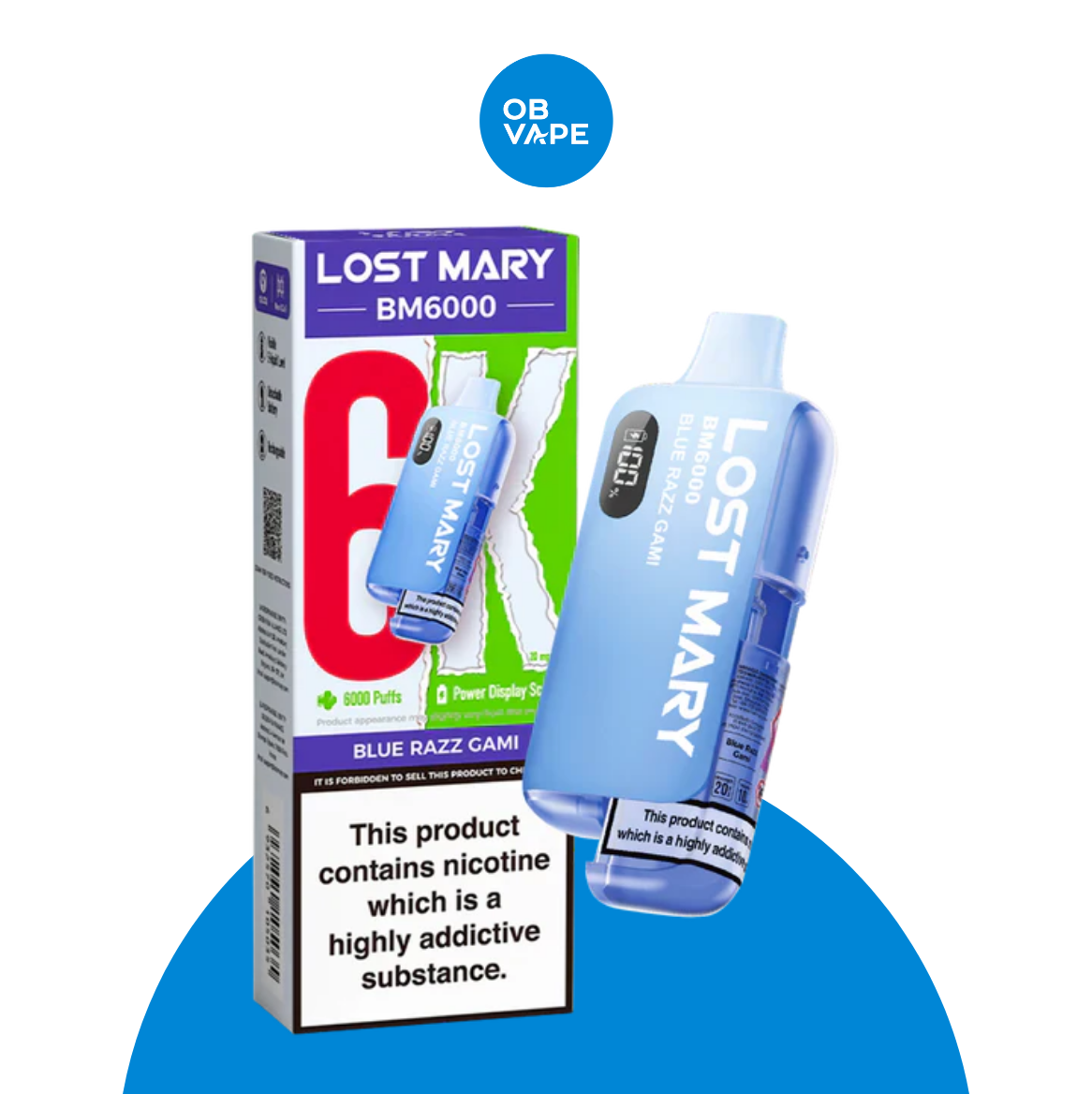 Lost Mary 6K BM6000 6000 Puff Disposable Vape