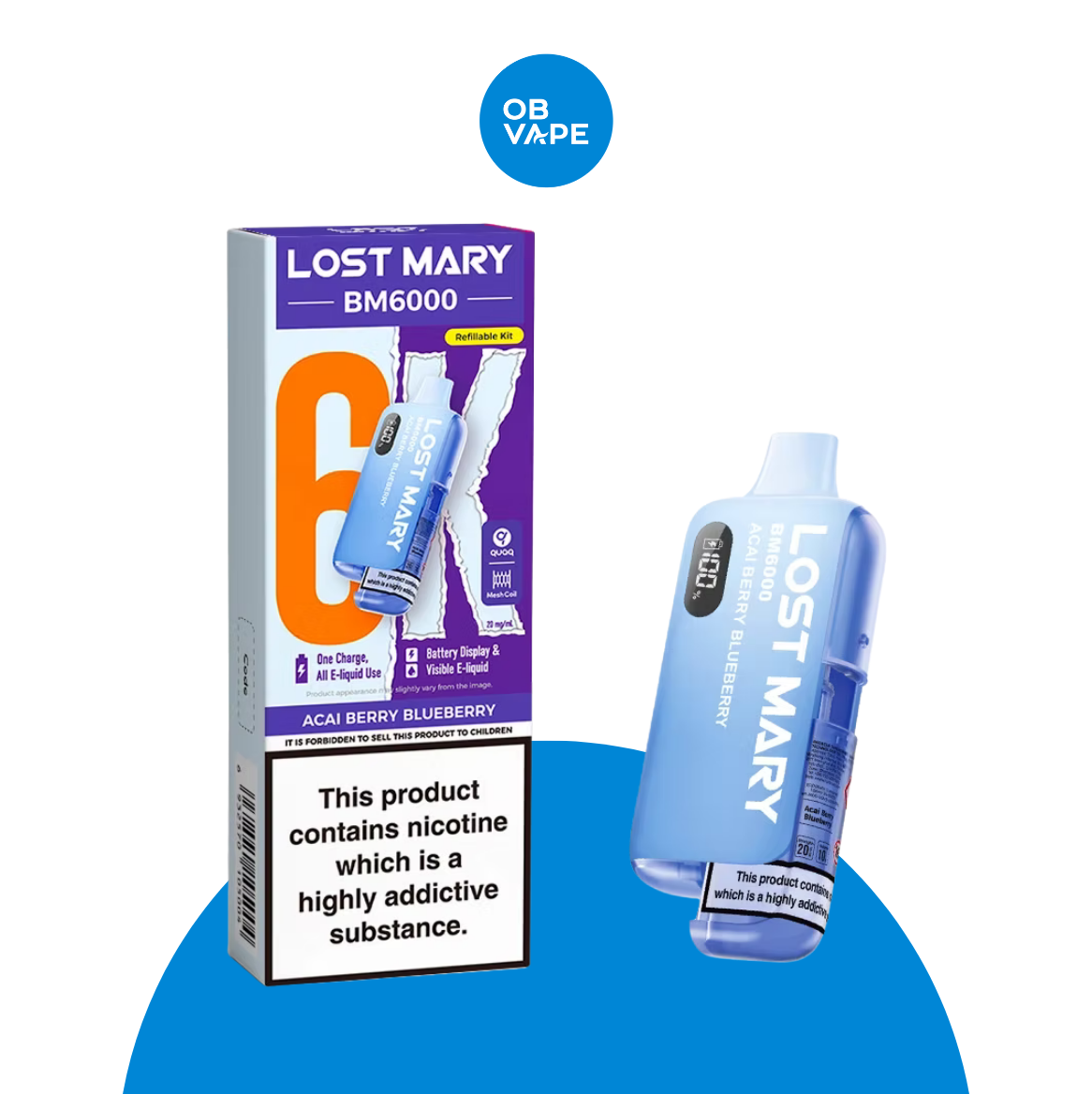 Lost Mary 6K BM6000 6000 Puff Disposable Vape