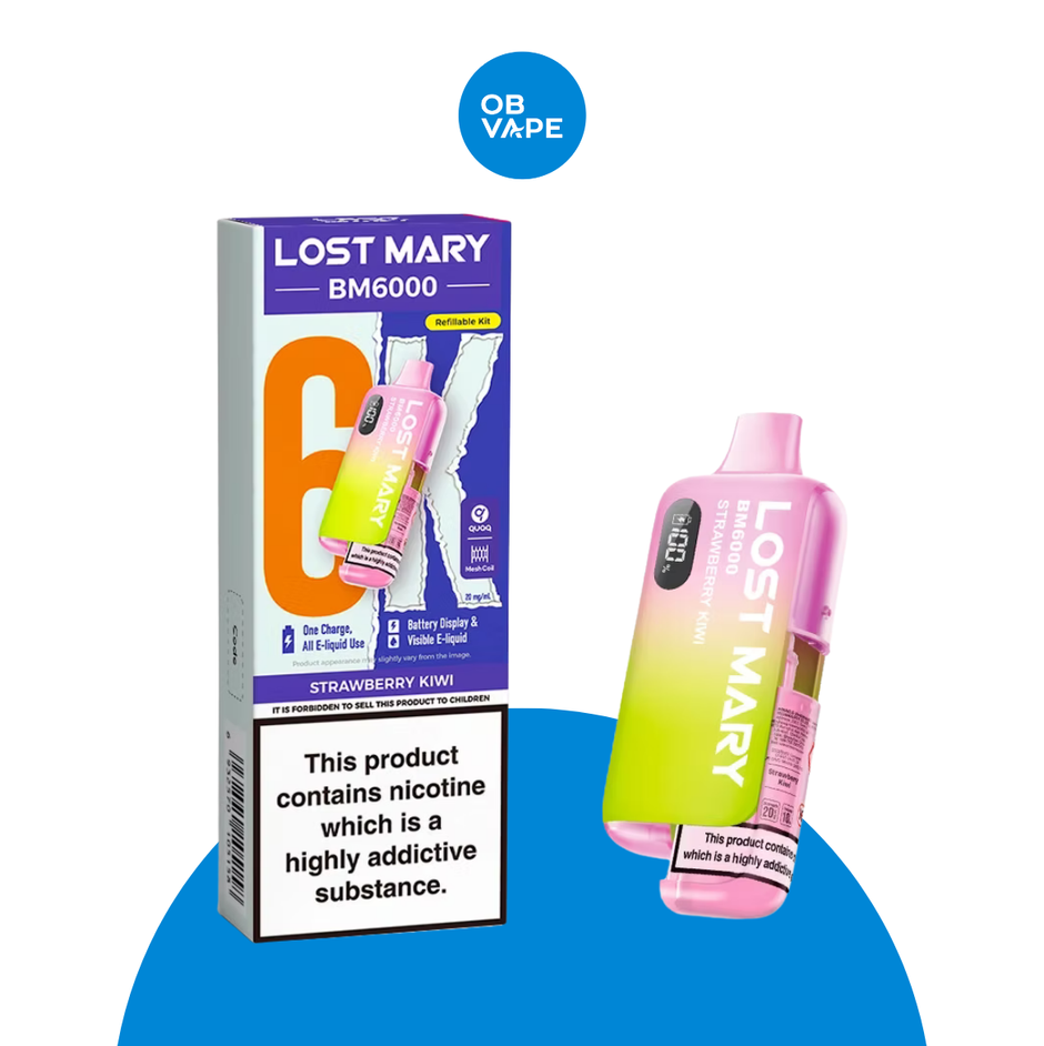 Lost Mary BM6000 6K Disposable Vape Ireland | 6000 Puff Vape | OB Vape | OB Vape Ireland Lost Mary BM6000 6K Disposable Vape Ireland | 6000 Puff Vape | OB Vape | OB Vape Ireland