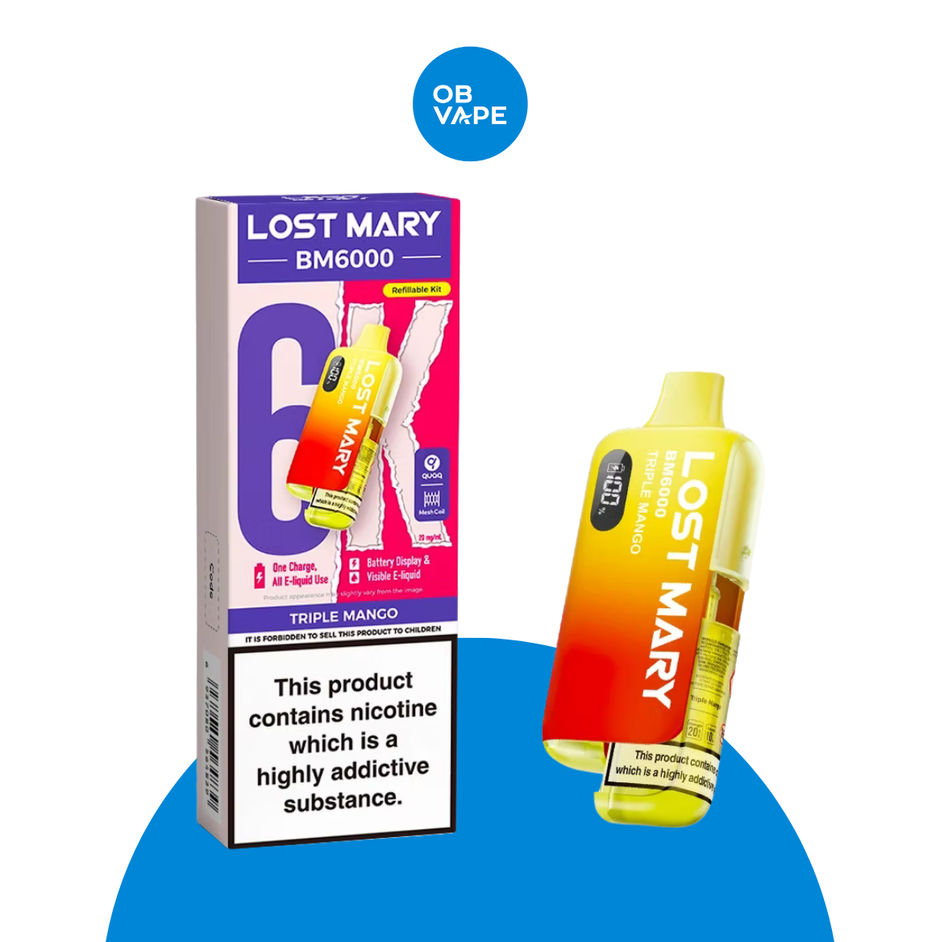 Lost Mary 6K BM6000 6000 Puff Disposable Vape