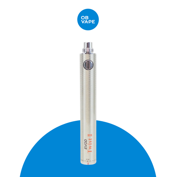 EVOD eGo Twist II Variable Voltage Battery - 1300mAh