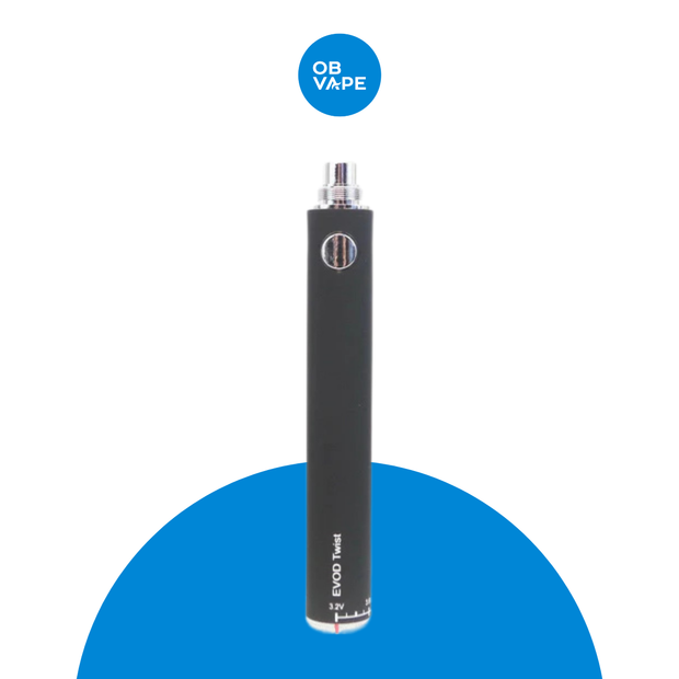 EVOD eGo Twist II Variable Voltage Battery - 1300mAh
