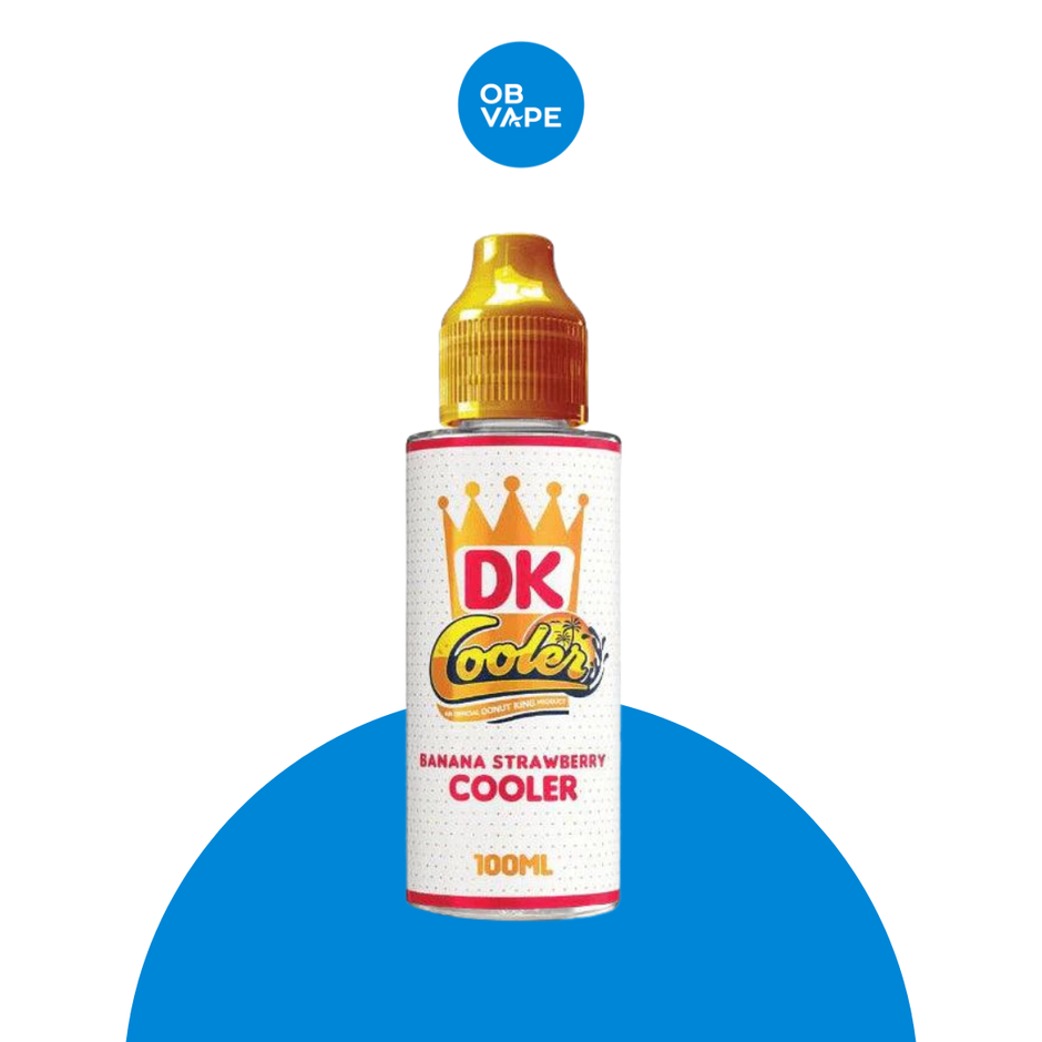 Banana Strawberry Cooler 100ml Shortfill – Donut King