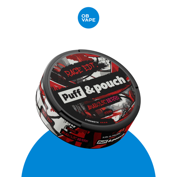 Puff & Pouch Nicotine Pouches – Rage Edit (16MG)