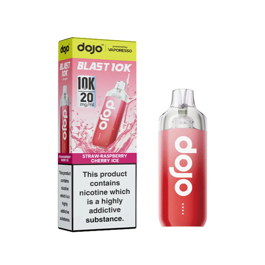 Dojo Blast 10K Straw-Raspberry Cherry Ice kit