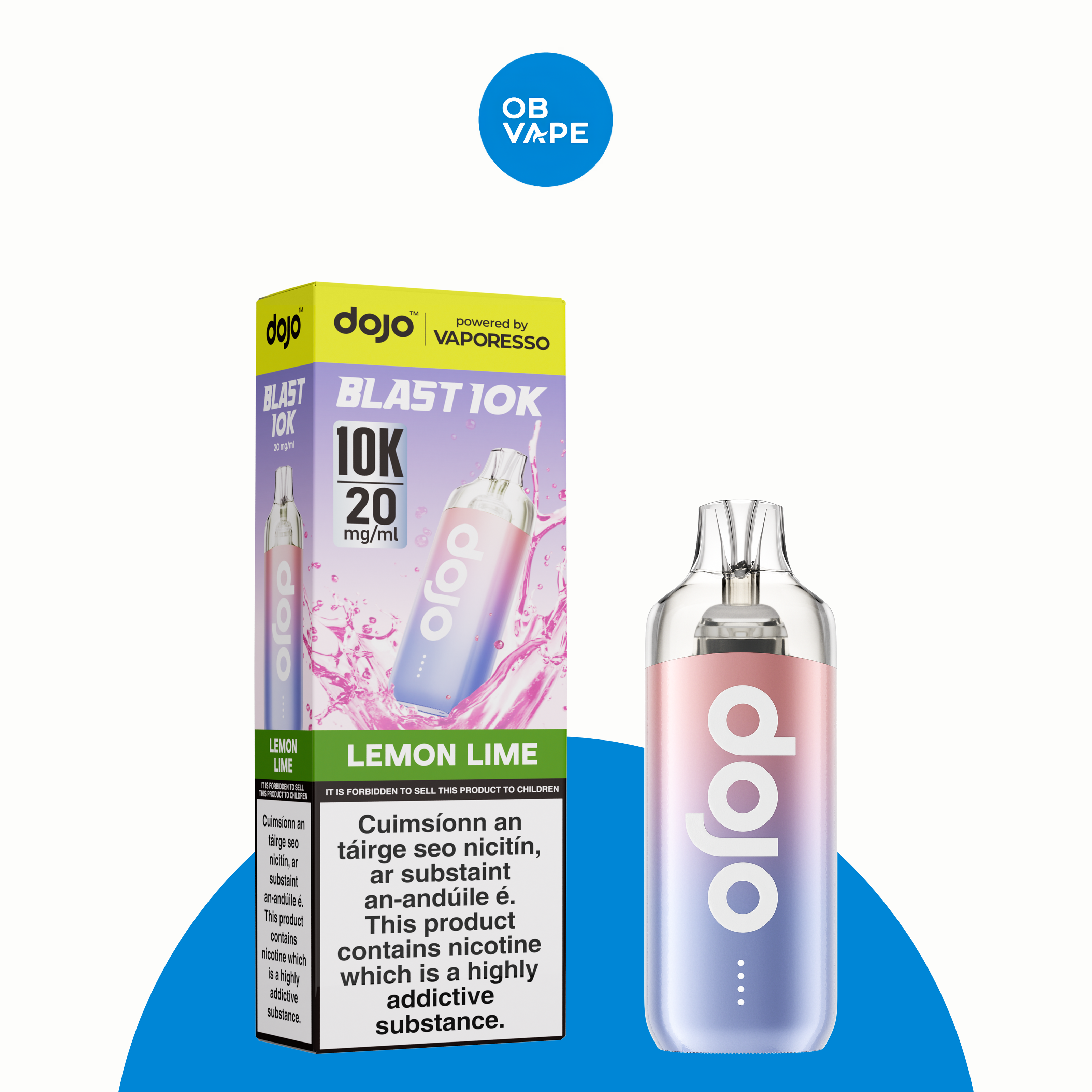 Vaporesso Dojo Blast 10K Kit – Lemon Lime 20mg product image | OB Vape