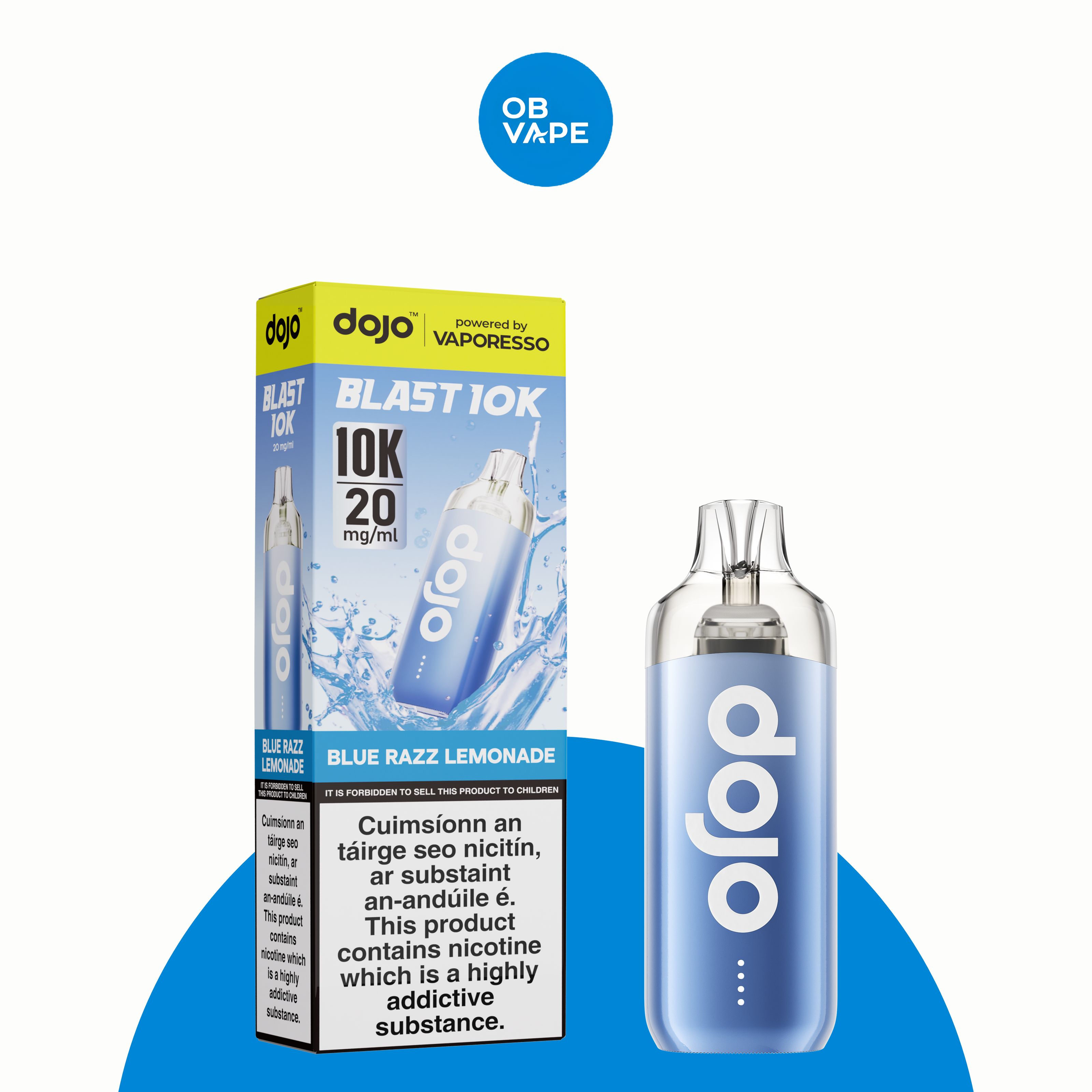 Vaporesso Dojo Blast 10K Kit – Blue Razz Lemonade 20mg product image | OB Vape