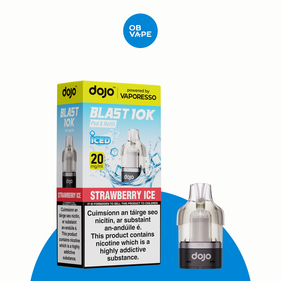 Vaporesso Dojo Blast 10K Refill Pods – Strawberry Ice 20mg product image | OB Vape