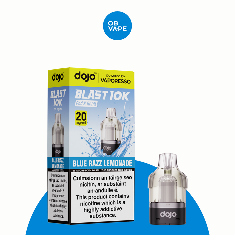 Vaporesso Dojo Blast 10K Refill Pods – Blue Razz Lemonade 20mg product image | OB Vape