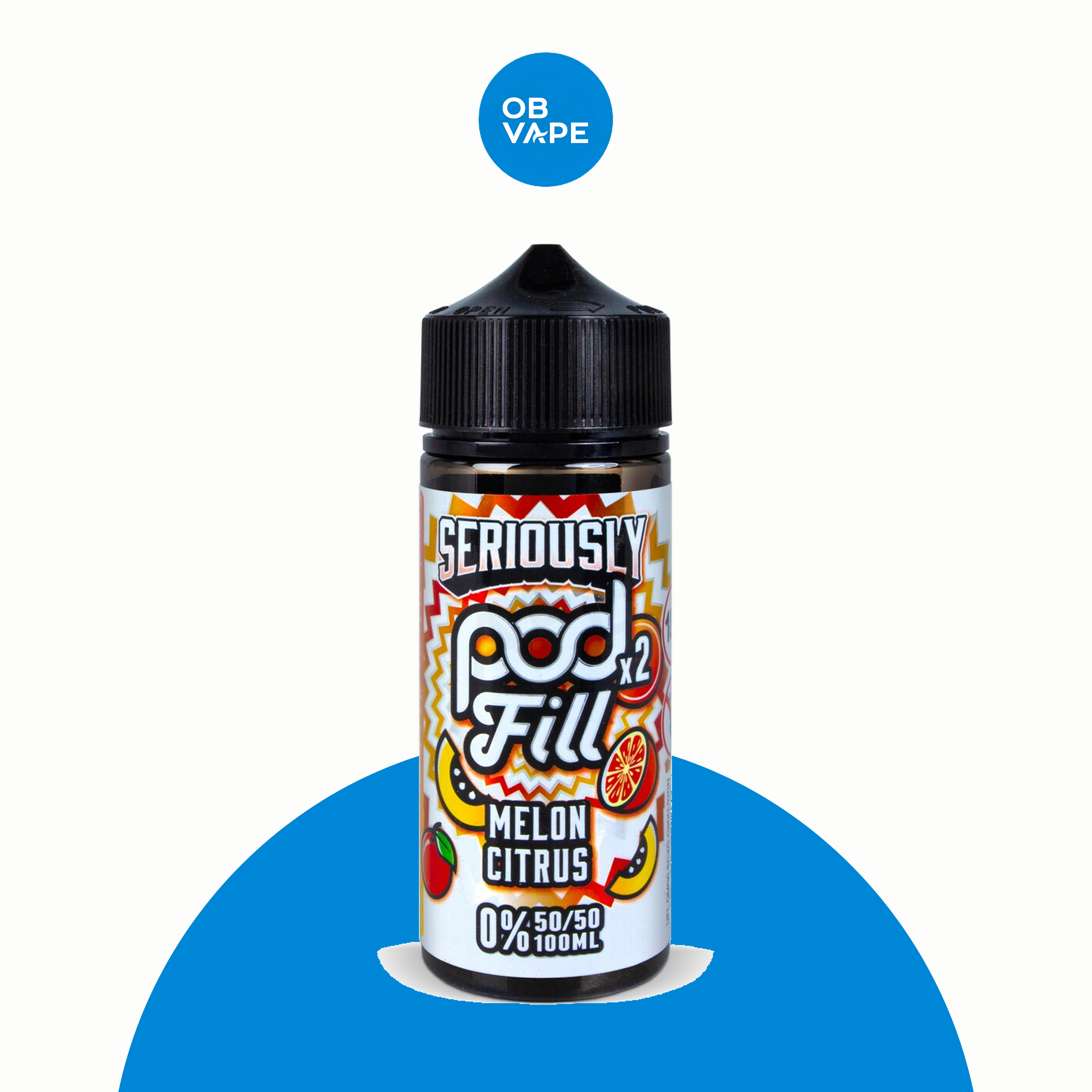 Doozy Seriously Pod Fill 2 Melon Citrus 100ml Shortfill – OB Vape product image